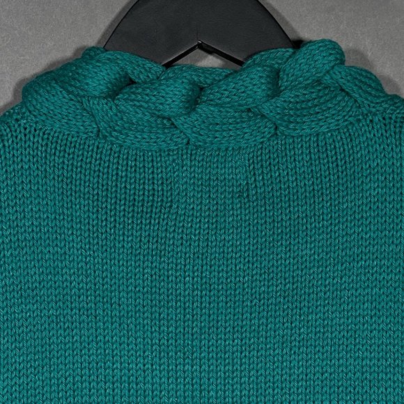 Pure Open Front Handknit Green Jacket Size XS/S - Picture 12 of 15